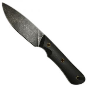 Smith & Sons Brave Darkened Macarta Black Fixed Blade Hunting Knife